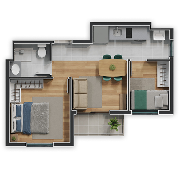 Apartamentos 2Q